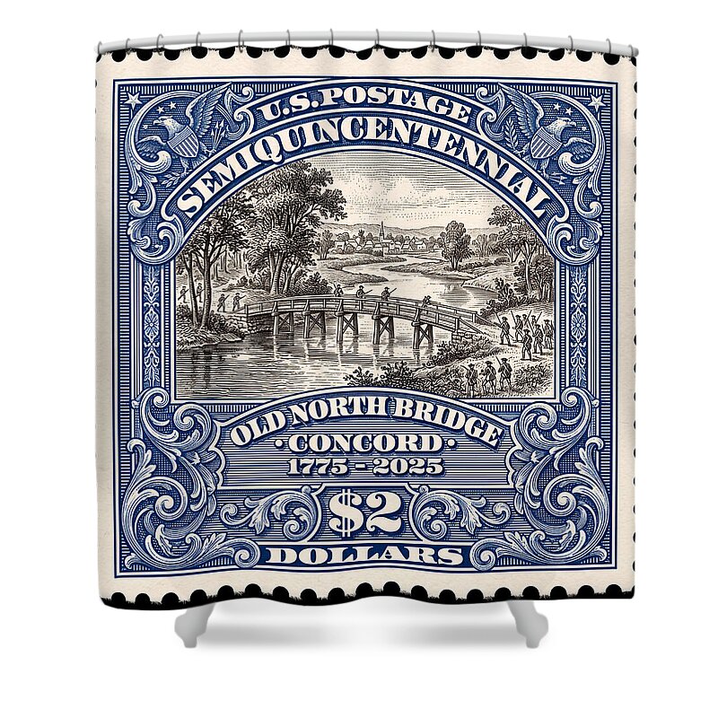 Battle of Concord $2 1 - Shower Curtain