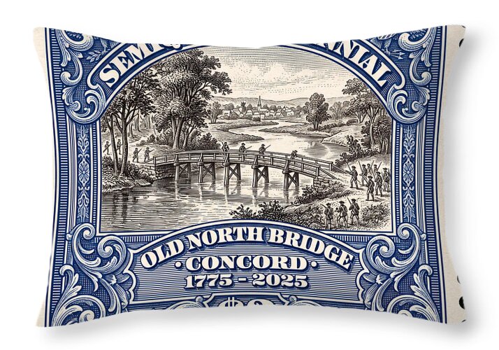 Battle of Concord $2 1 - Throw Pillow
