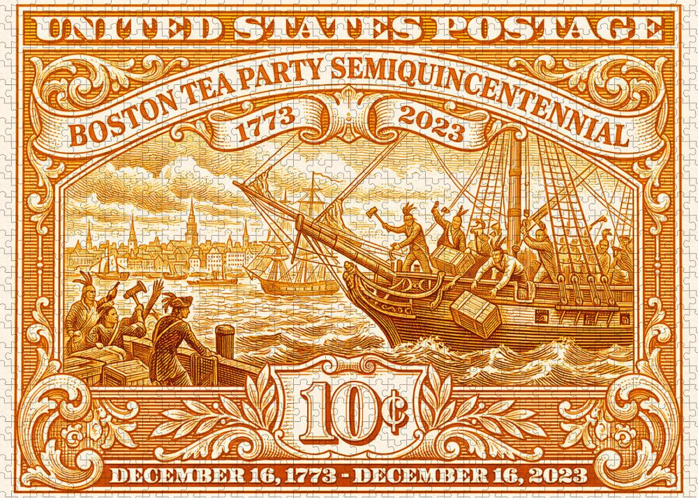 Boston Tea Party 10c 1 - Puzzle