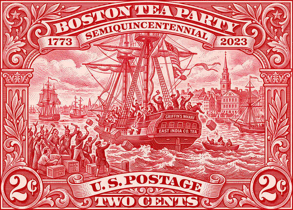 Boston Tea Party 2c 1 - Art Print