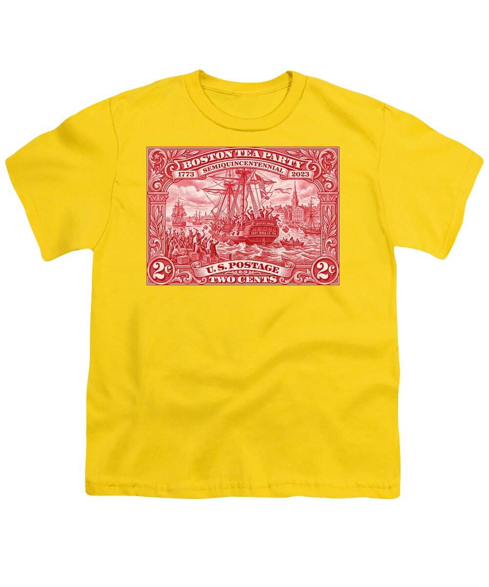 Boston Tea Party 2c 1 - Youth T-Shirt