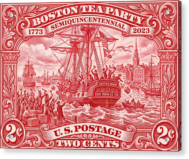 Boston Tea Party 2c 1 - Acrylic Print