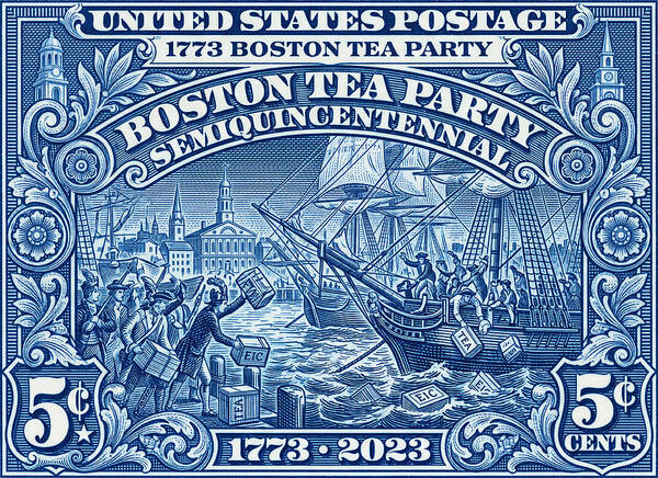 Boston Tea Party 5c 1 - Art Print