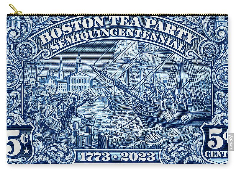 Boston Tea Party 5c 1 - Zip Pouch