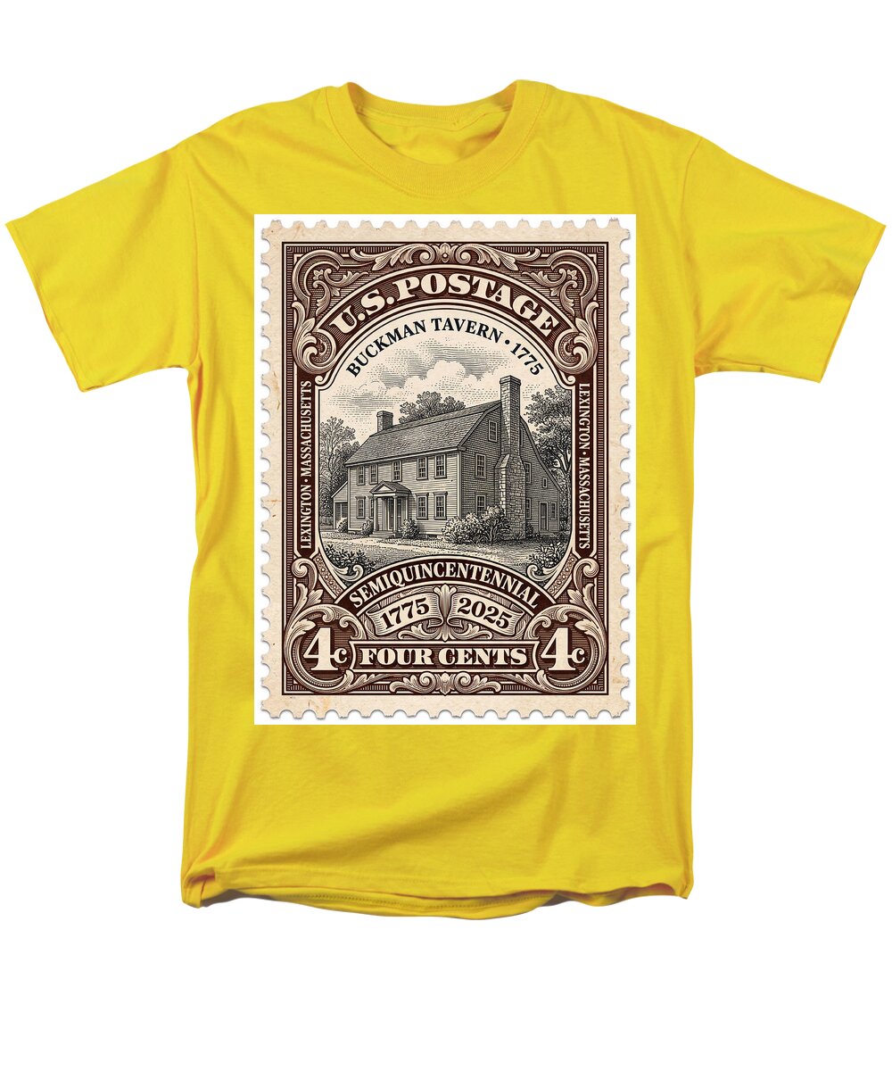 Buckman Tavern 4c 1 - Men's T-Shirt (Regular Fit)
