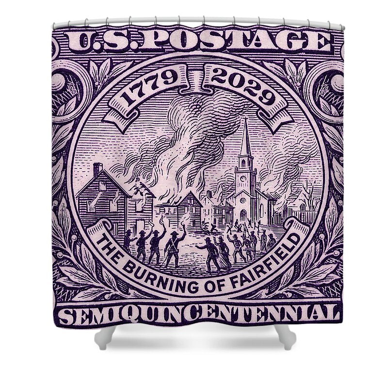 Burning of Fairfield 3c 1 - Shower Curtain