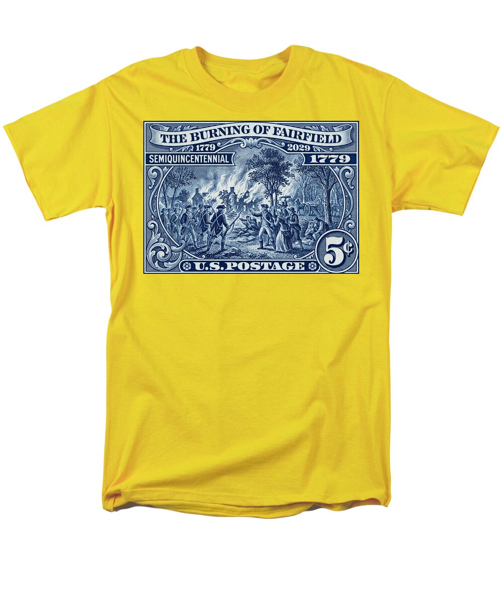 Burning of Fairfield 5c 1 - Men's T-Shirt (Regular Fit)