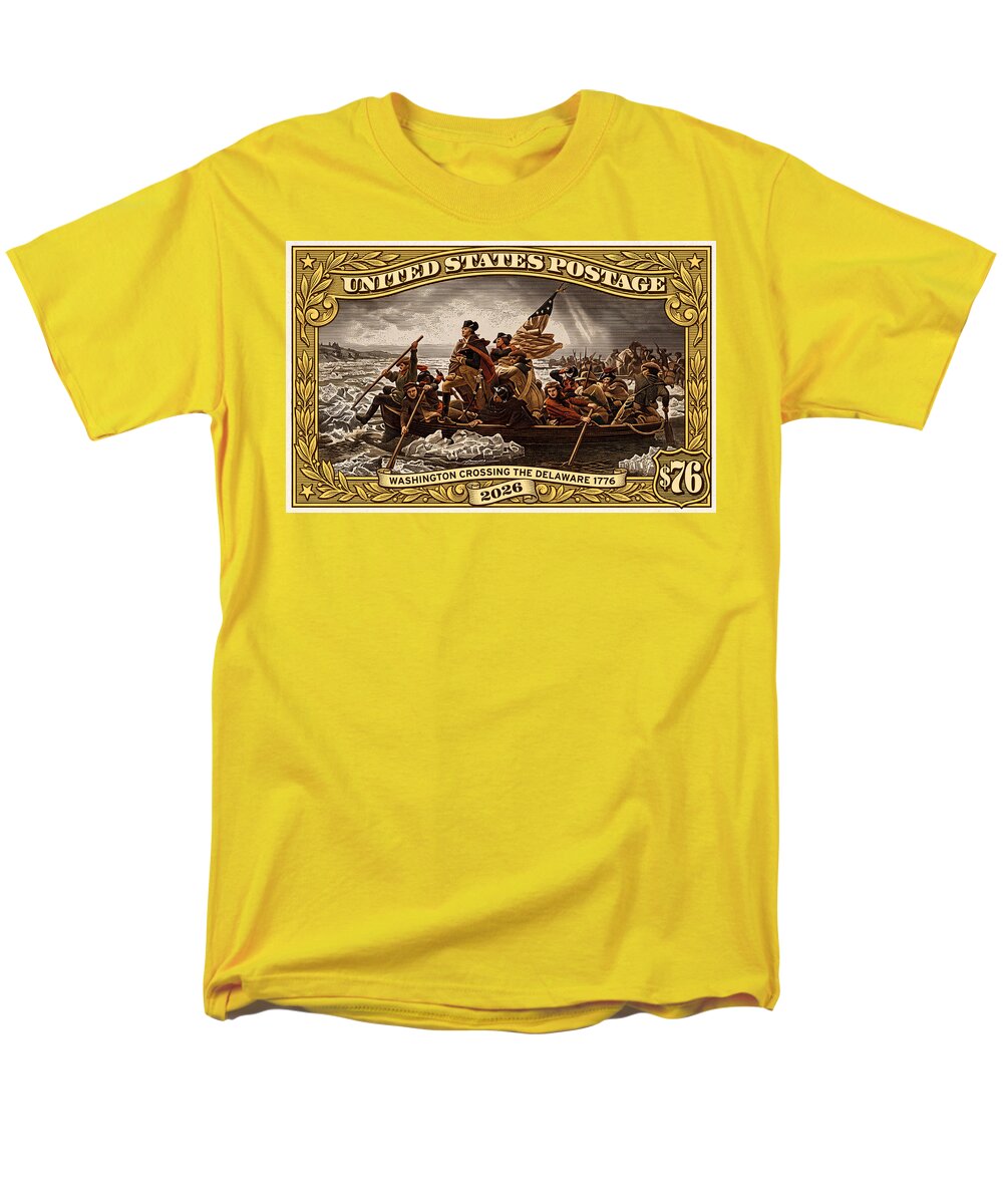 Crossing the Delaware $76 2 - Men's T-Shirt (Regular Fit)