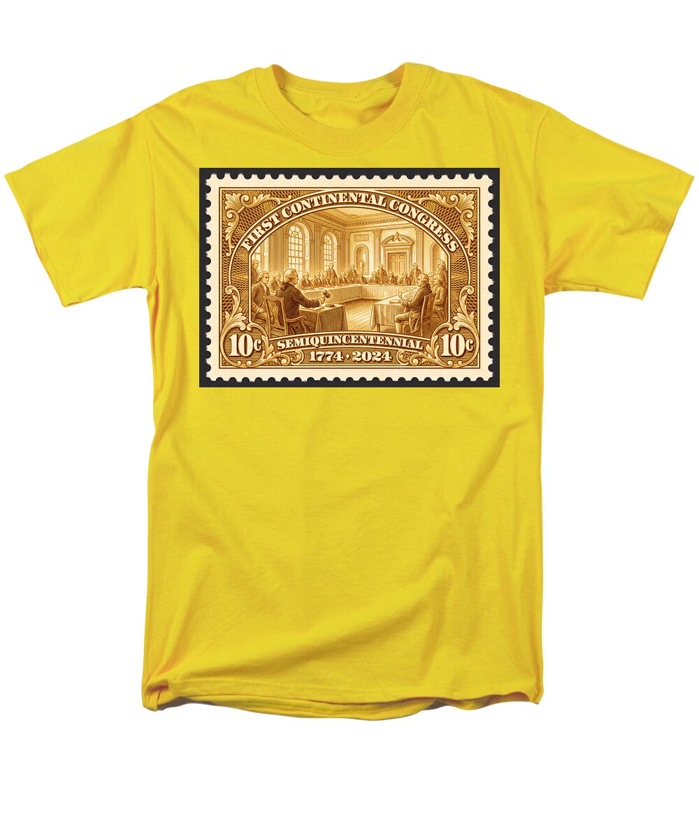 First Continental Congress 10c 1 - Men's T-Shirt (Regular Fit)