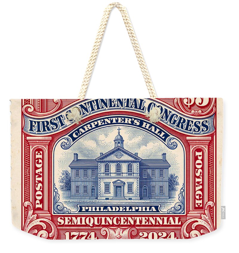 First Continental Congress $5 2 1 - Weekender Tote Bag
