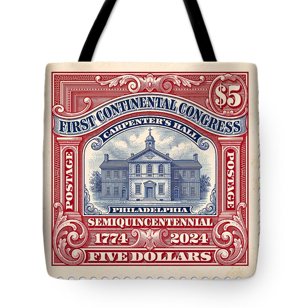 First Continental Congress $5 2 1 - Tote Bag