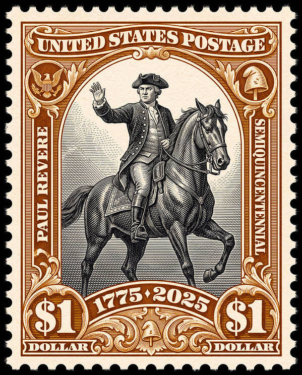 Paul Revere $1 1 - Art Print