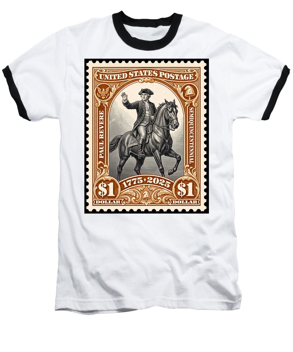 Paul Revere $1 1 - Baseball T-Shirt