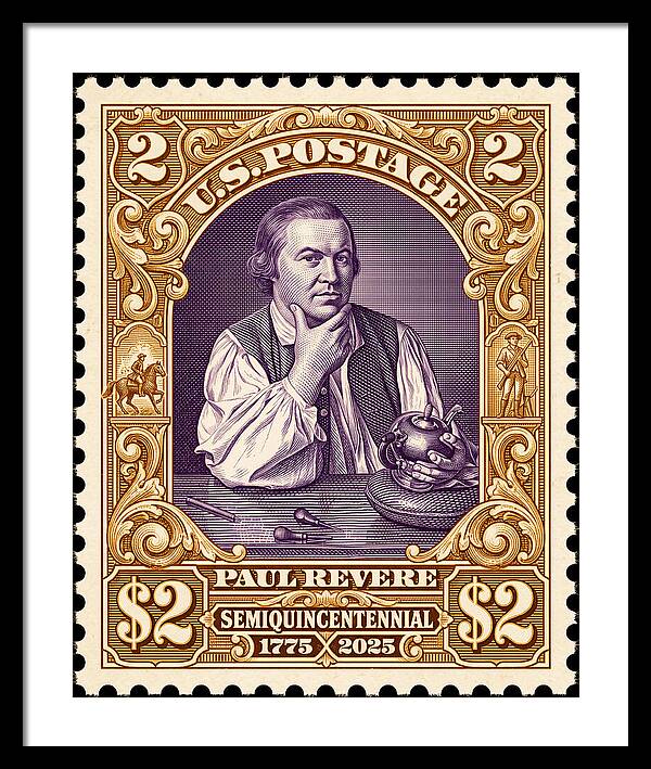 Paul Revere $2 1 - Framed Print
