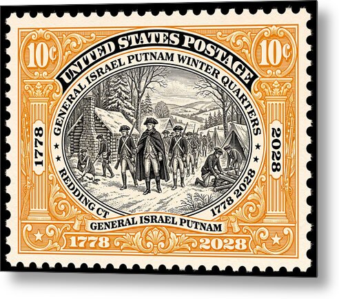 Putnam at Redding 10c 1 - Metal Print
