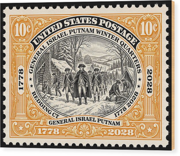Putnam at Redding 10c 1 - Wood Print