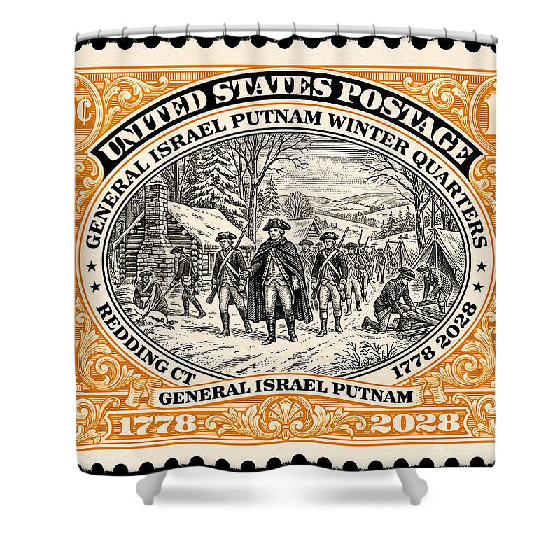 Putnam at Redding 10c 1 - Shower Curtain