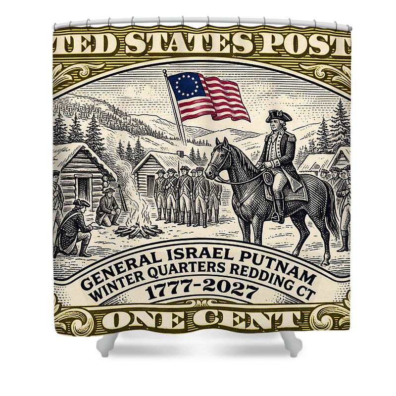 Putnam at Redding 1c 1 - Shower Curtain