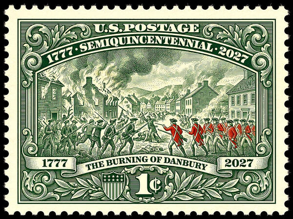 Burning of Danbury 1c - Art Print