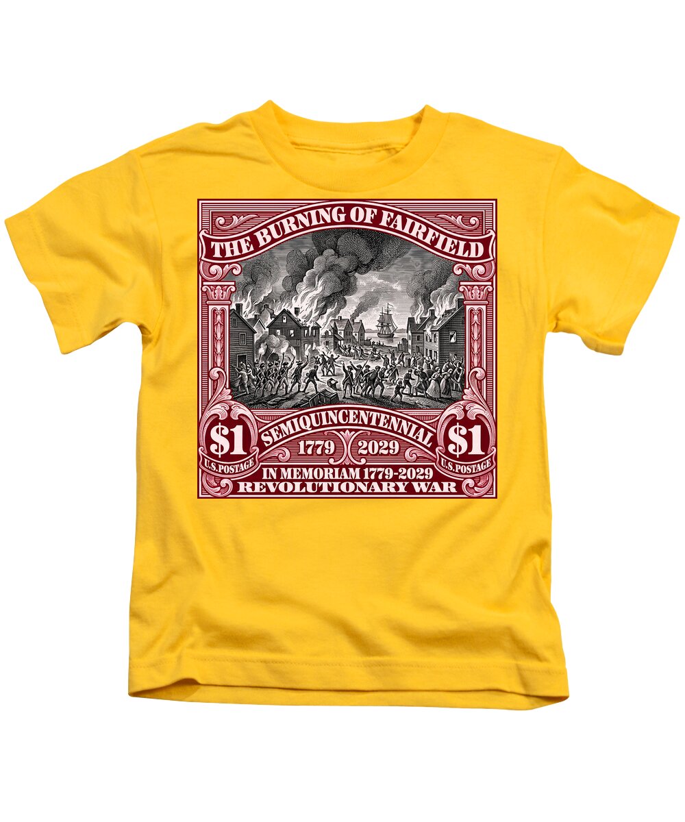 Burning of Fairfield $1 - Kids T-Shirt