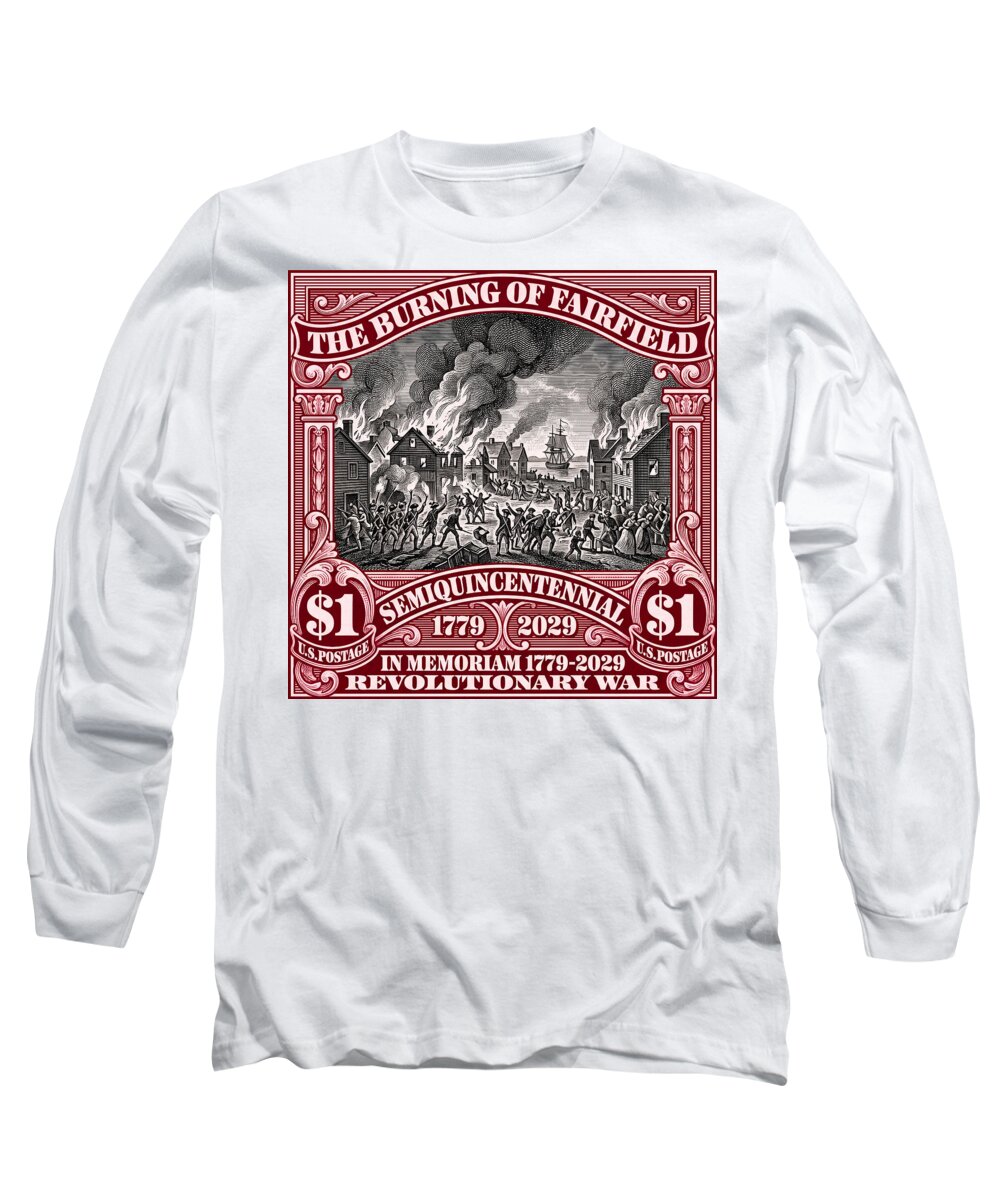 Burning of Fairfield $1 - Long Sleeve T-Shirt