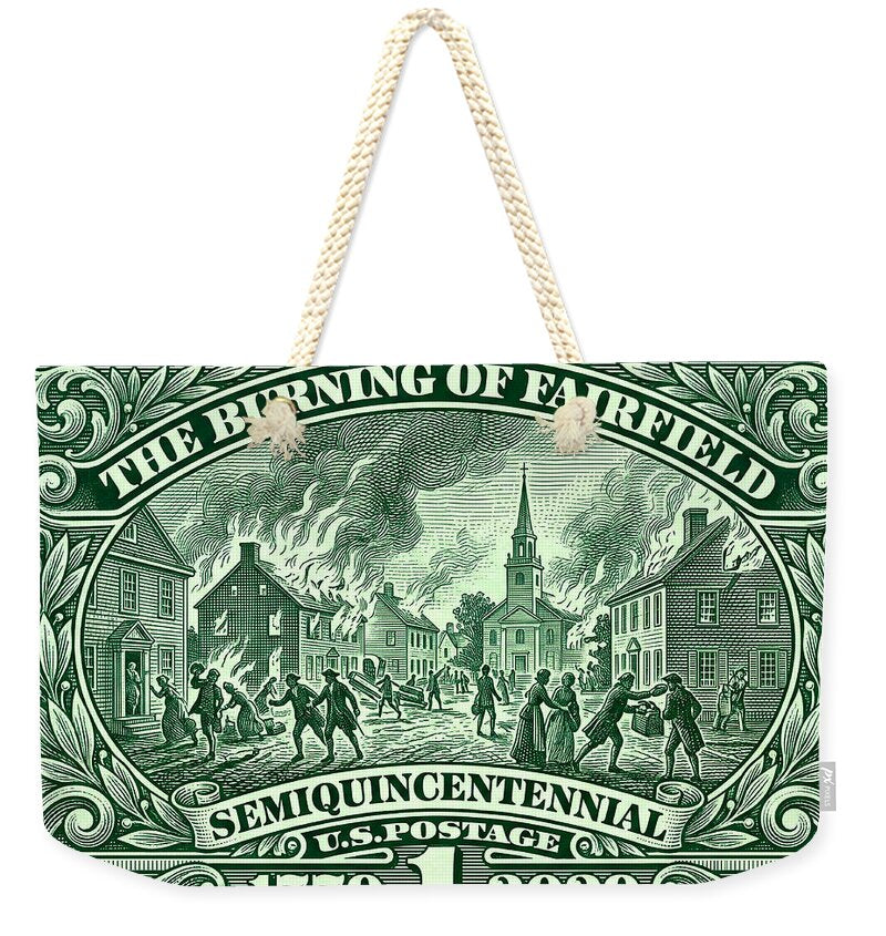 Burning of Fairfield 1c - Weekender Tote Bag