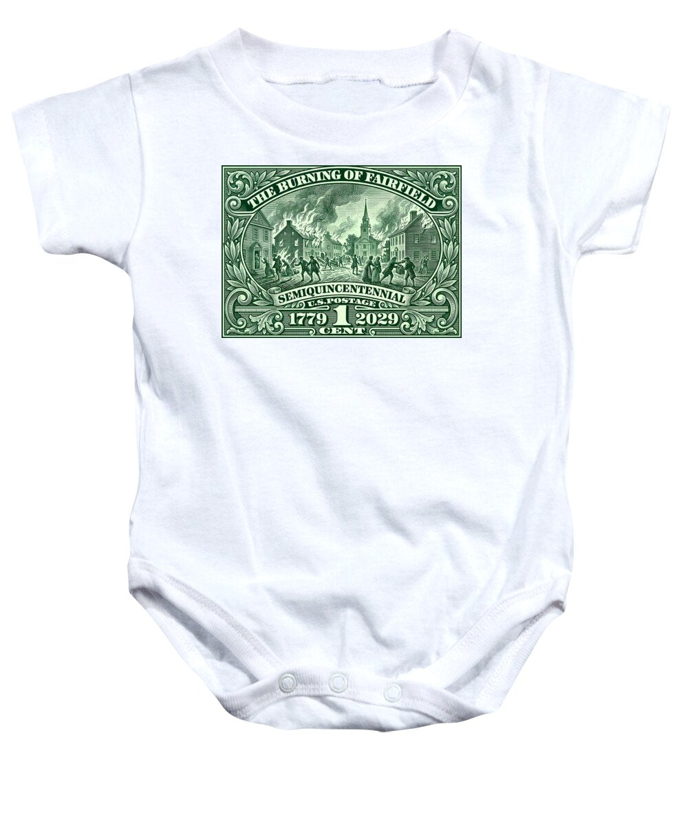 Burning of Fairfield 1c - Baby One-Piece