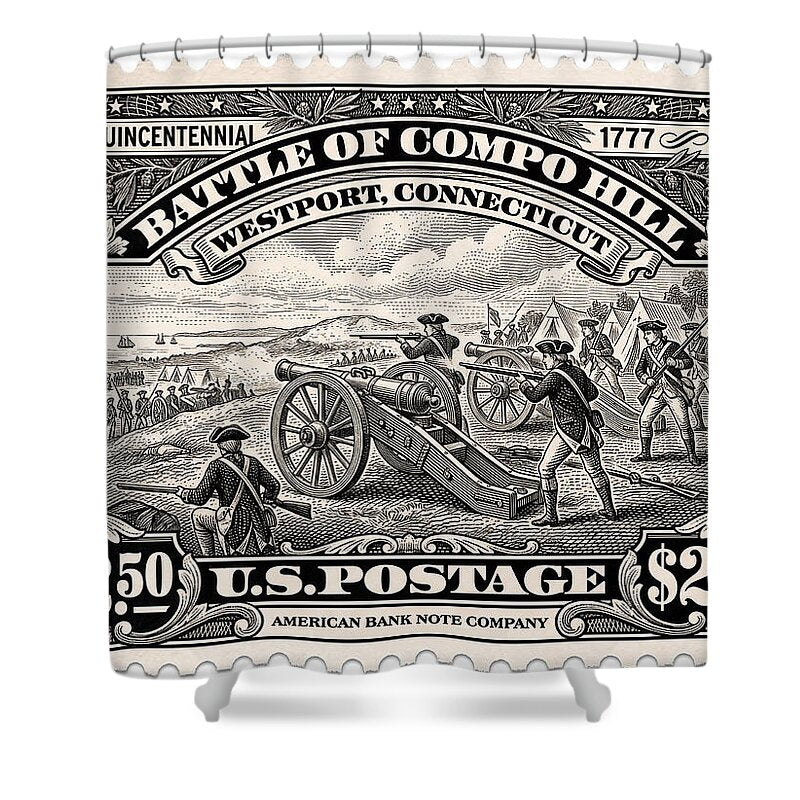 Compo Hill $2.50 - Shower Curtain