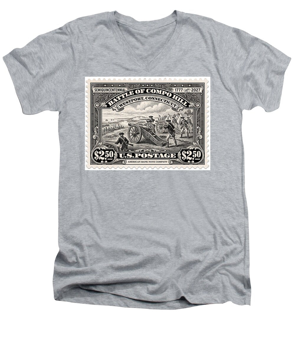 Compo Hill $2.50 - Men's V-Neck T-Shirt
