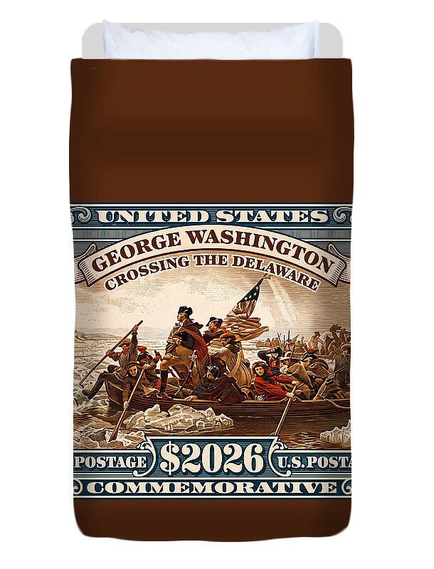 Crossing the Delaware $2026 - Duvet Cover