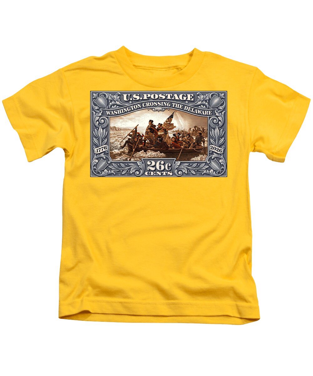 Crossing the Delaware 26c - Kids T-Shirt