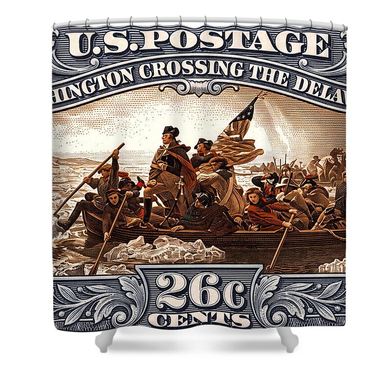 Crossing the Delaware 26c - Shower Curtain