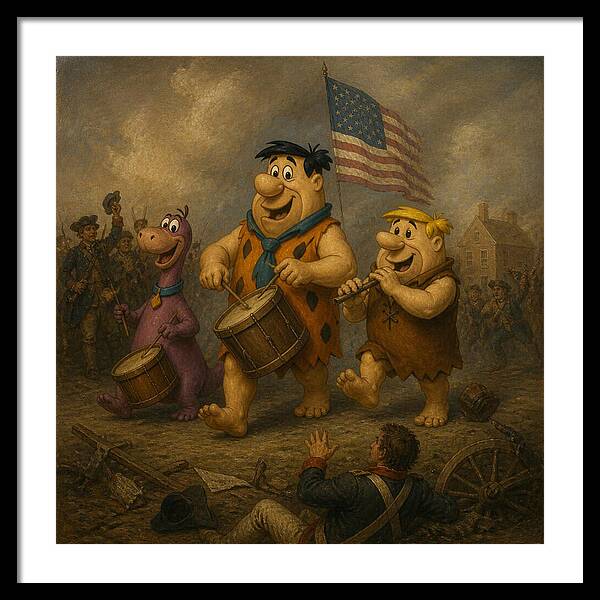 Flintstones 76 - Framed Print