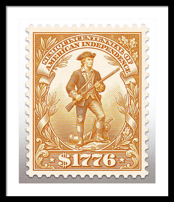 Minuteman $1776 - Framed Print