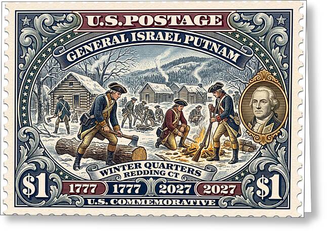 Putnam at Redding $1 - Greeting Card