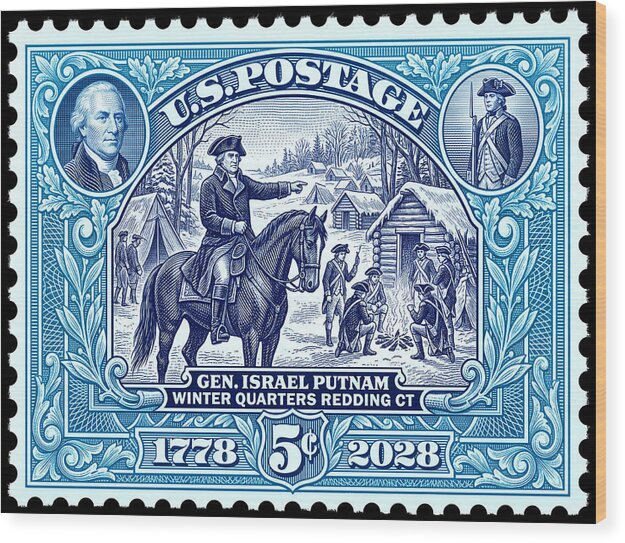 Putnam at Redding 5c - Wood Print