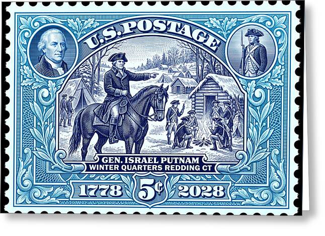 Putnam at Redding 5c - Greeting Card