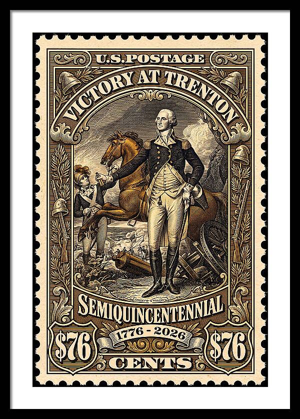 Trenton 76c - Framed Print