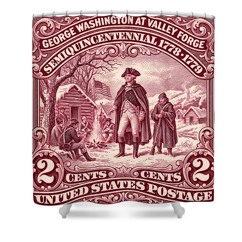 Valley Forge 2c - Shower Curtain