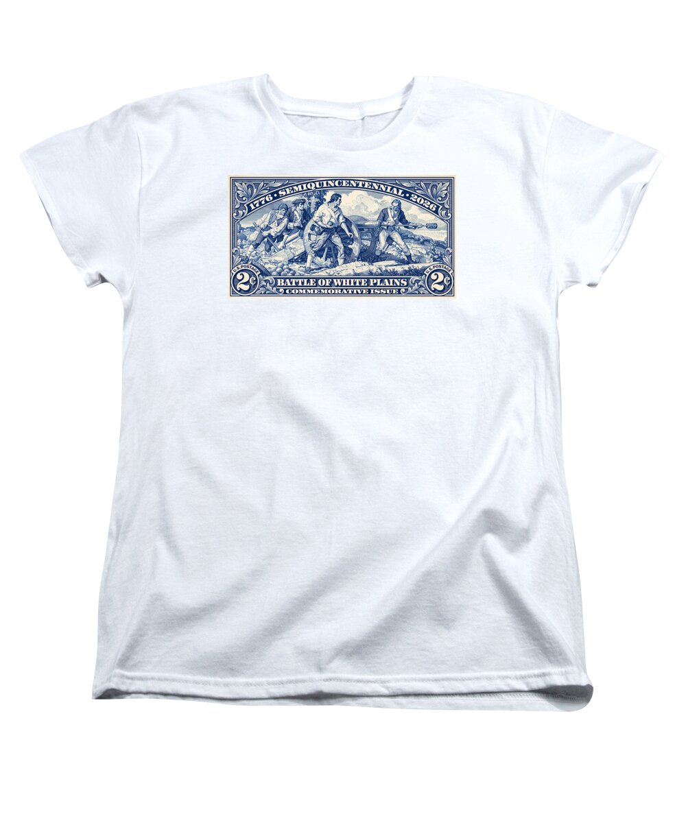 White Plains 2c blue - Women's T-Shirt (Standard Fit)