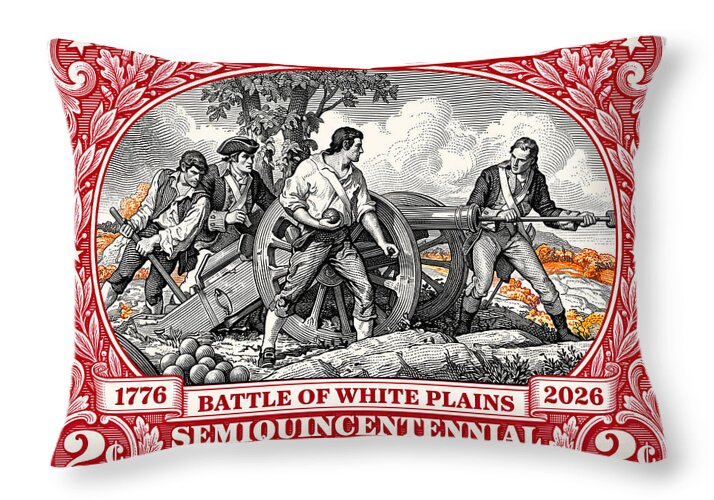 White Plains 2c - Throw Pillow