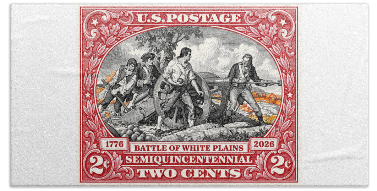 White Plains 2c - Beach Towel