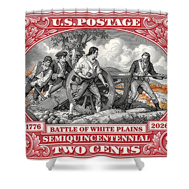 White Plains 2c - Shower Curtain