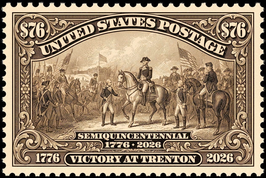 Victory at Trenton $76 sepia