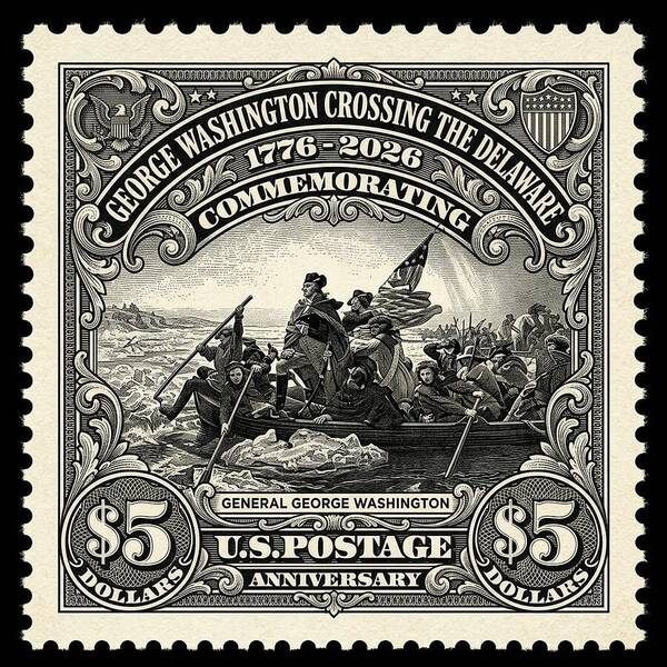 The Crossing of the Delaware 50c