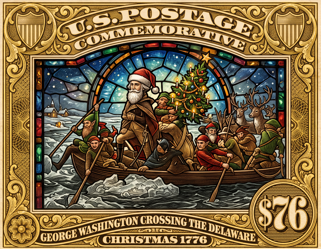 Crossing the Delaware Xmas $76