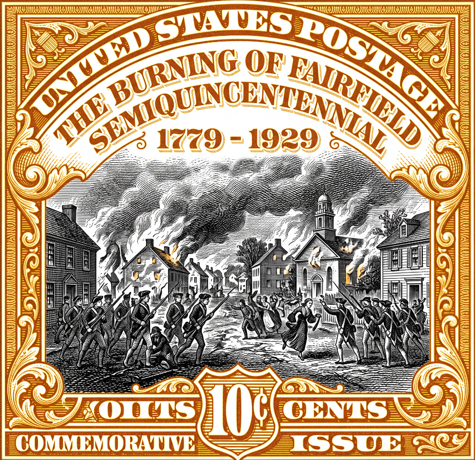 Burning of Fairfield 10c