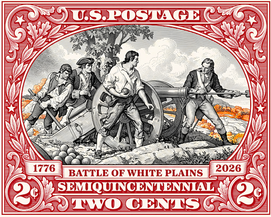Battle of White Plains 2c