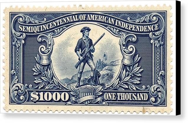 American Independence $1,000 1 - Canvas Print
