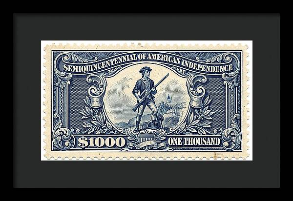 American Independence $1,000 1 - Framed Print